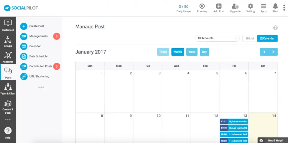 social pilot - social media kalender