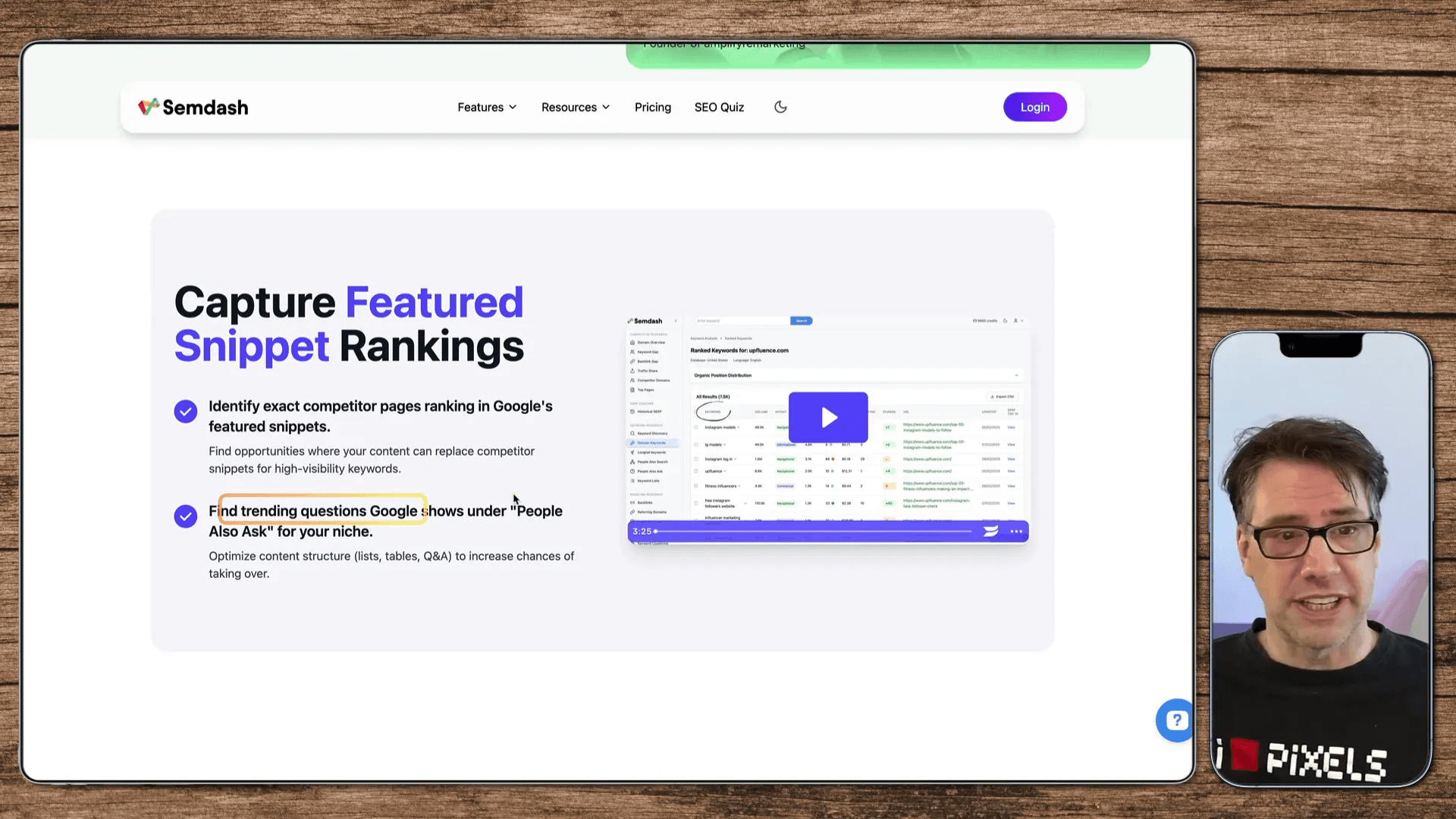 Keyword-Optimierung mit Semdash