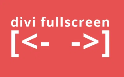 Divi Pagebuilder in voller Breite nutzen.