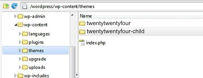 wordpress child Theme erstellen