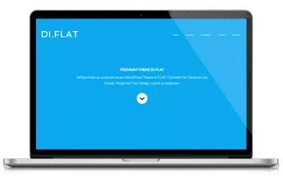 PREVIEW: WordPress Theme DI.Flat