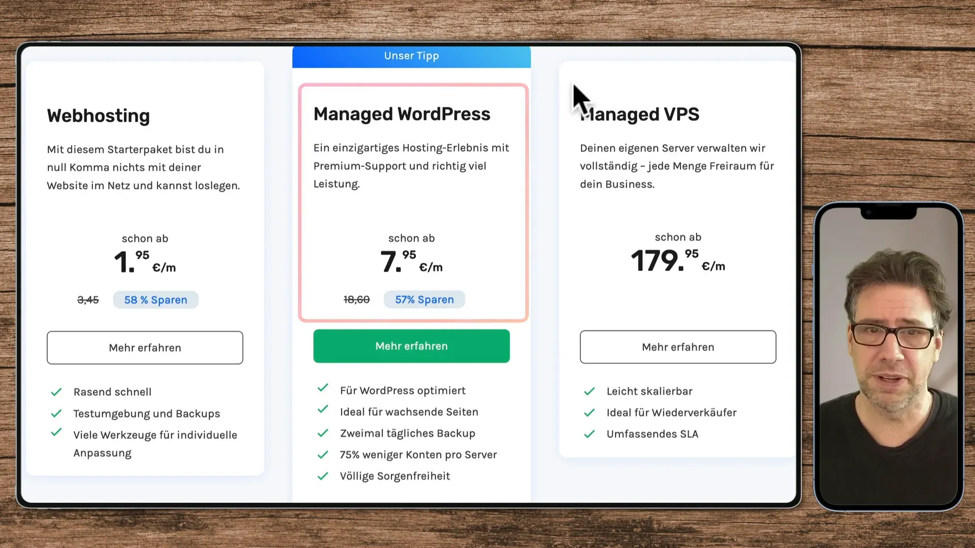 Preisvergleich Cloud86 vs. andere Anbieter