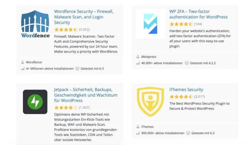 WordPress 2 Faktor Authentifizierung