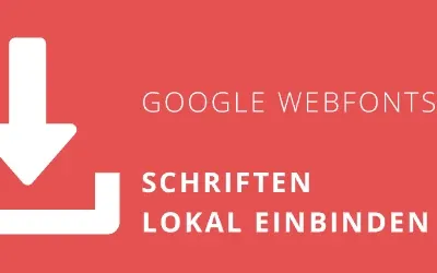 Google Web Fonts DSGVO-konform einbinden