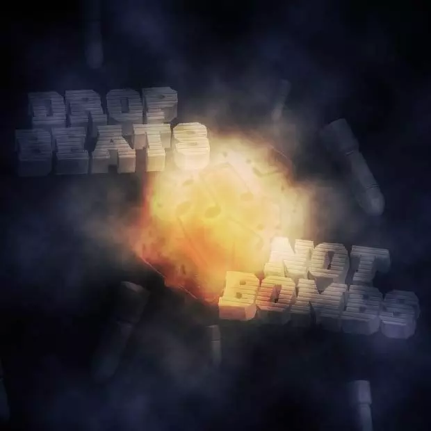 Tutorial Photoshop/Illustrator: drop beats, not bombs!