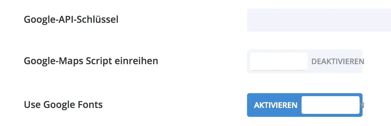 WordPress Themes DSGVO