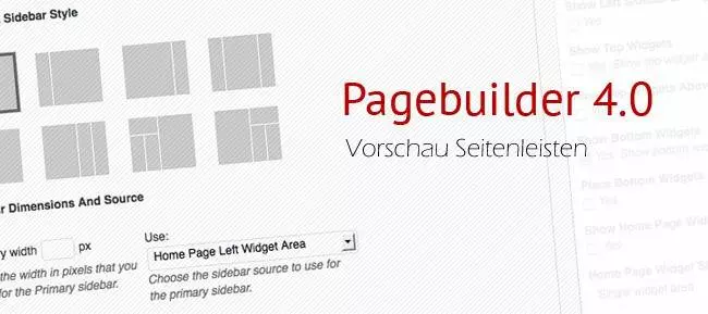 Pagebuilder 4: WordPress Sidebar anpassen (Seitenleisten)
