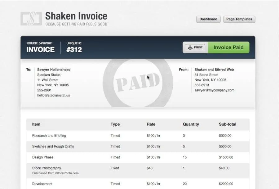 shaken