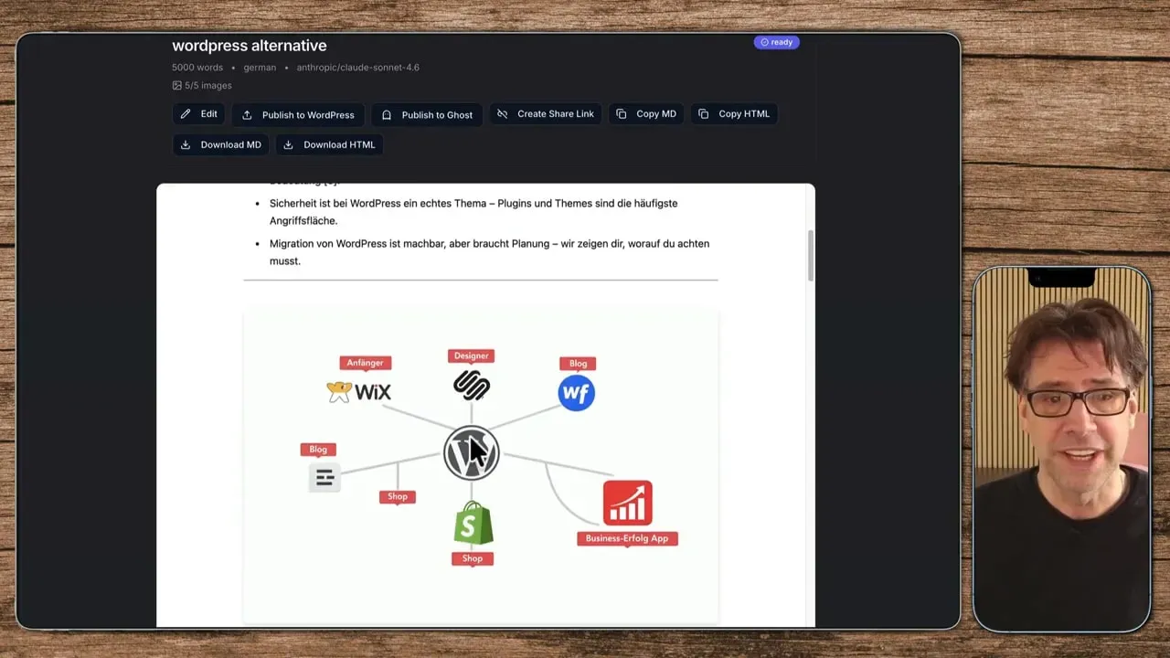 WordRocket Additional Image Instructions Feld mit Eintrag 'nutze meine firmenfarbe: #e75151' zur Festlegung der Brandfarbe