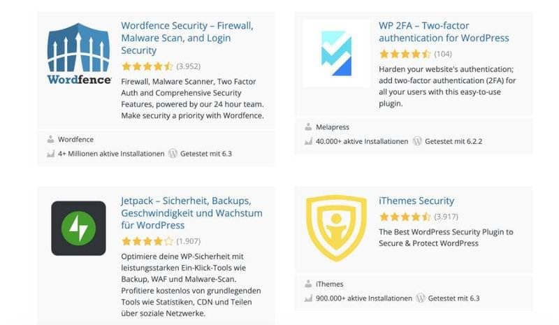 WordPress 2 Faktor Authentifizierung