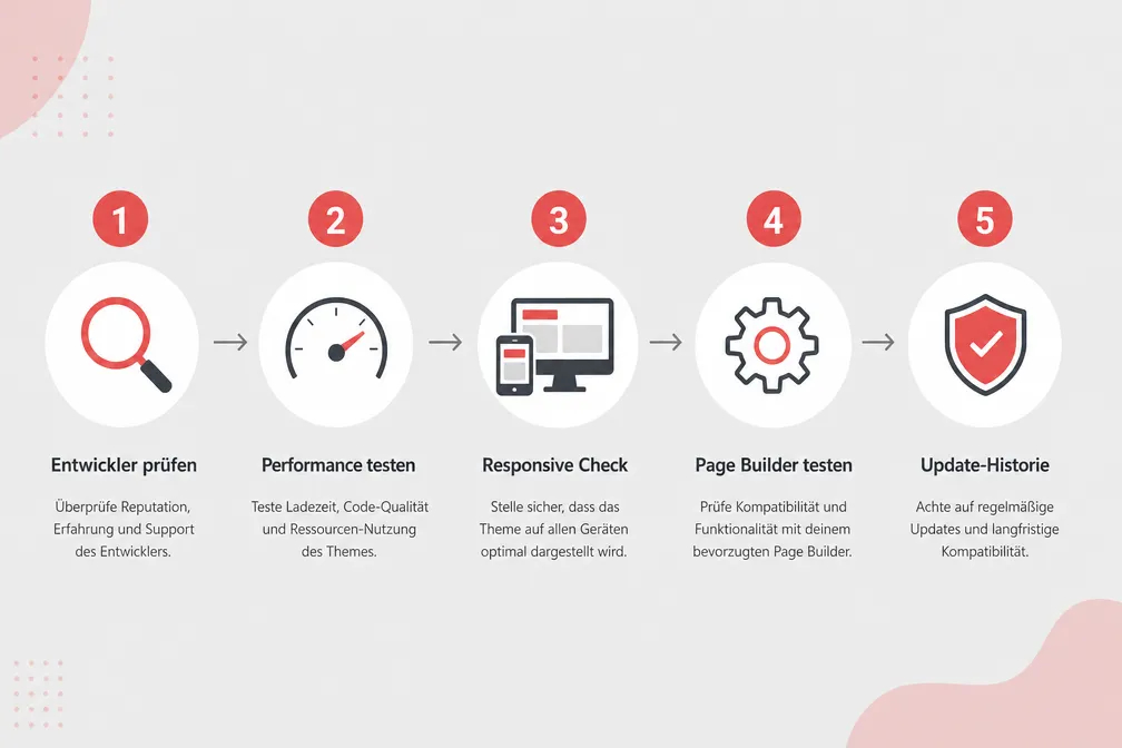 Checkliste: So gehst du beim WordPress Themes kaufen vor
