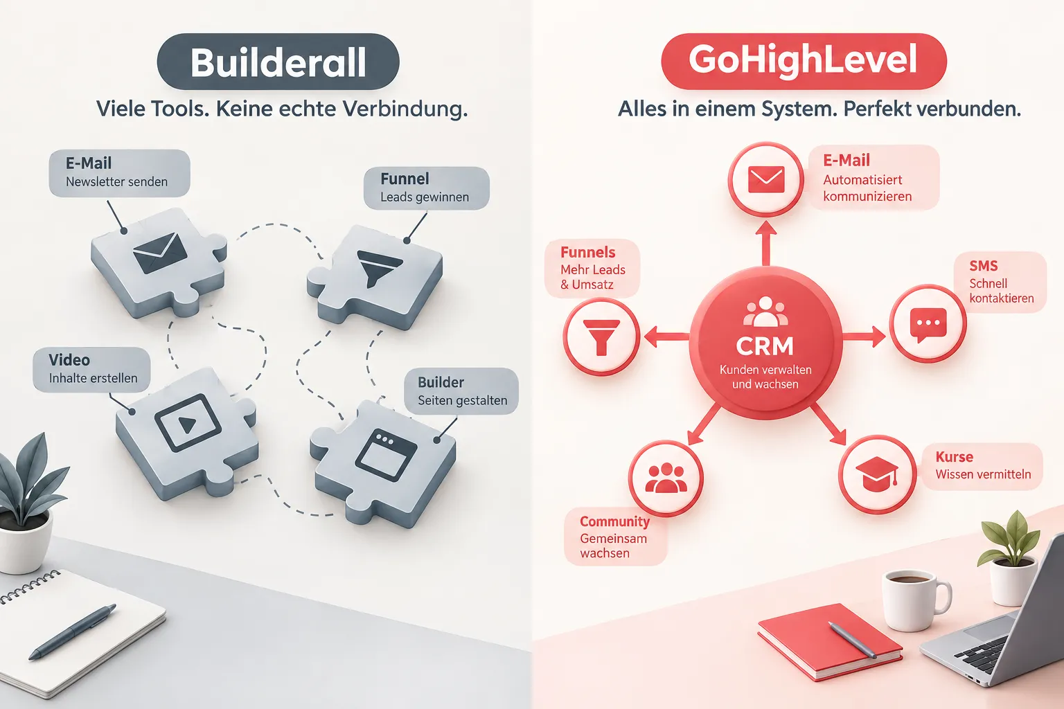 Was ist GoHighLevel, und warum ist es eine echte Builderall Alternative?