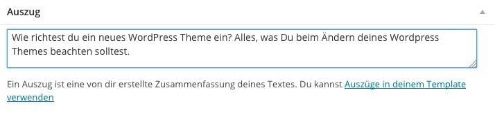auszug