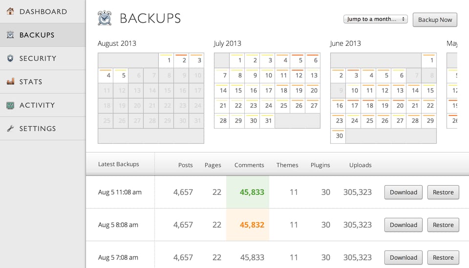 backups