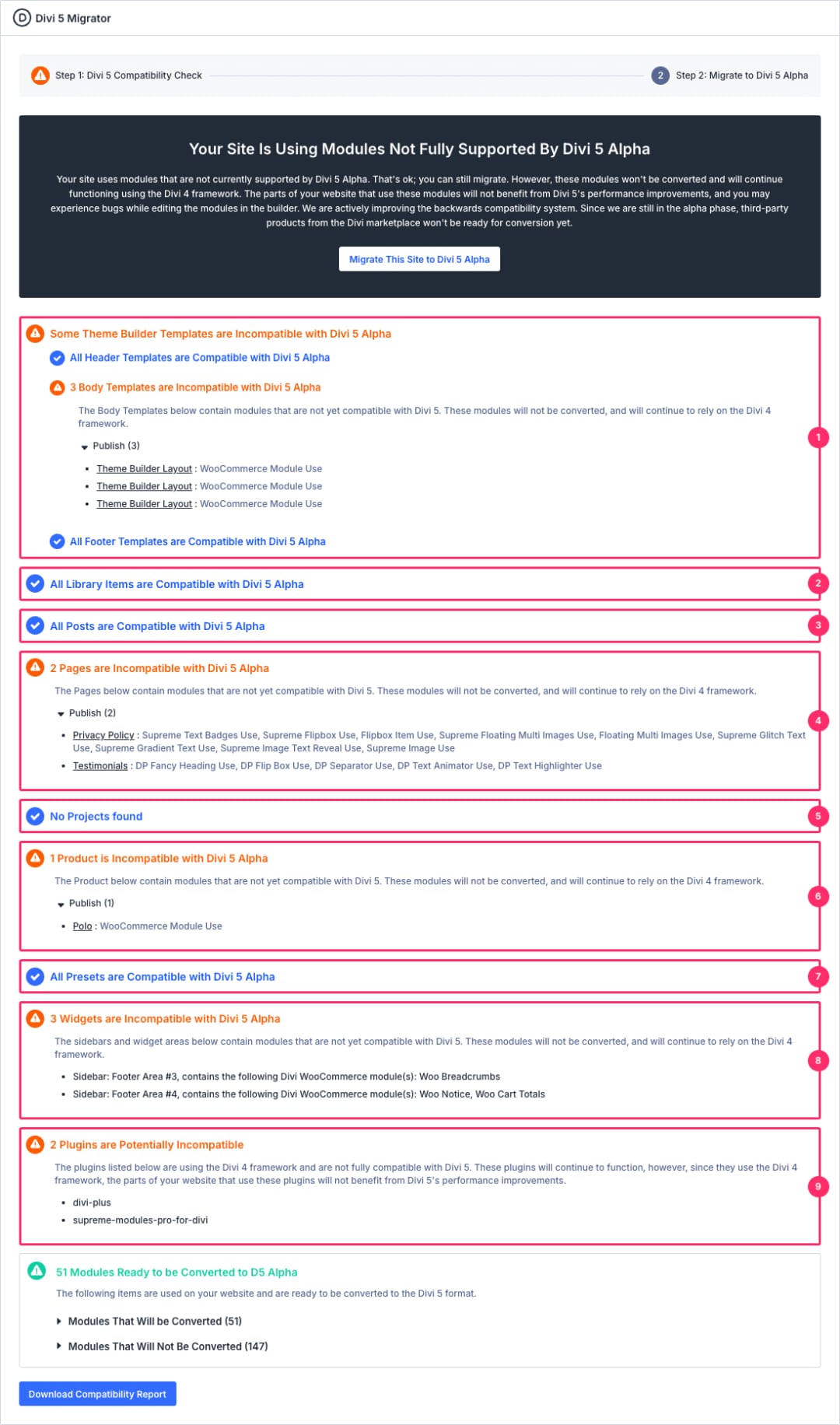 Divi5 Migrator