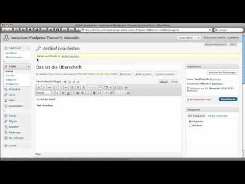 WordPress Kategorien anlegen