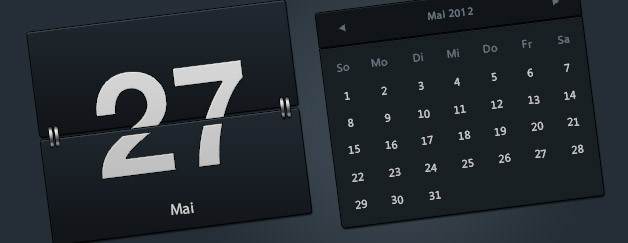 Free Flip-Kalender (PSD)