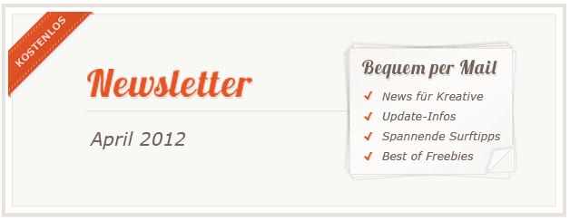 Newsletter für Kreative | 04.2012