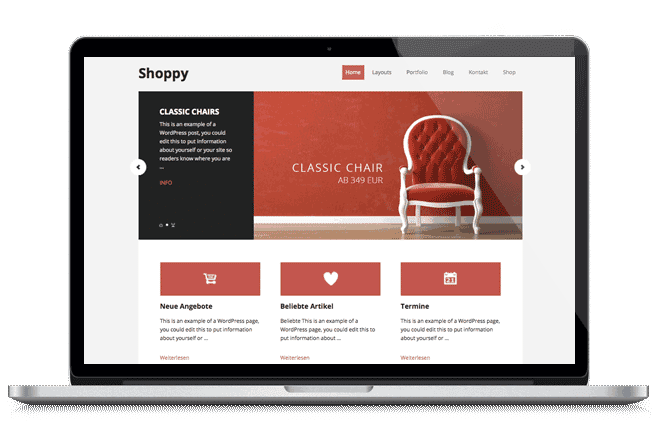 Wordpress Shop Theme WooCommerce