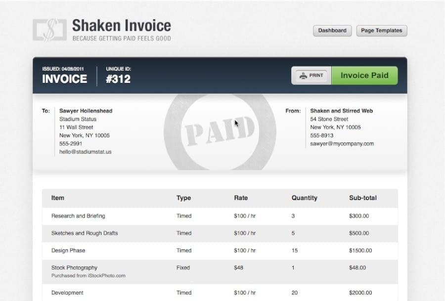 shaken