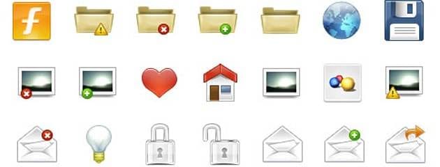 128 Free Icons – Icon-Set mit Glossy Effekt