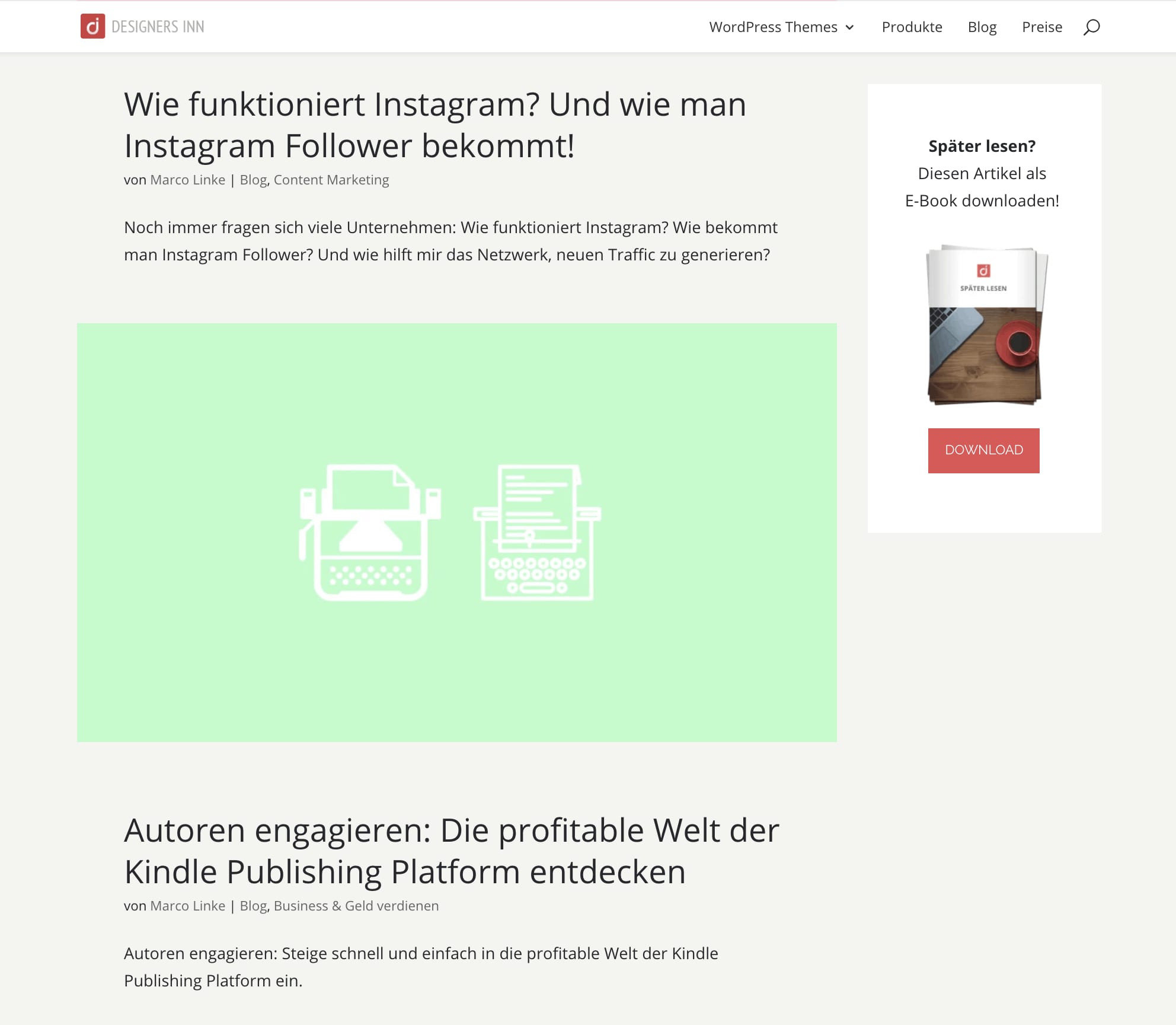 wordpress standard archiv seite
